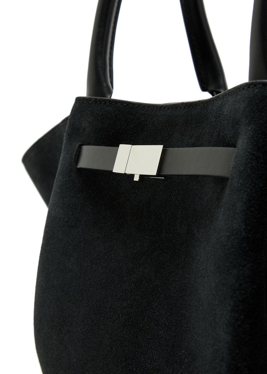 Demellier The Midi New York Grained Leather Tote bag - Black - One Size