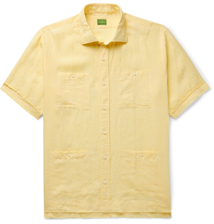 Photo: Sid Mashburn - Marquez Cotton Shirt - Yellow