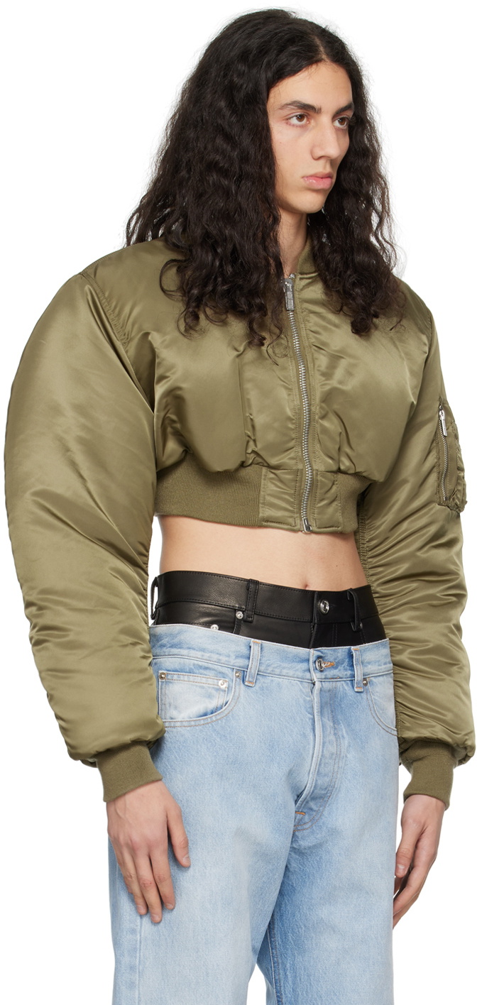 VTMNTS Khaki & Gray Alpha Industries Edition Reversible Bomber Jacket