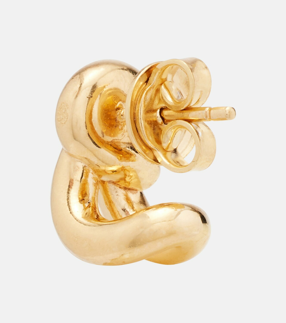 Bottega Veneta Knot gold-plated sterling silver earrings