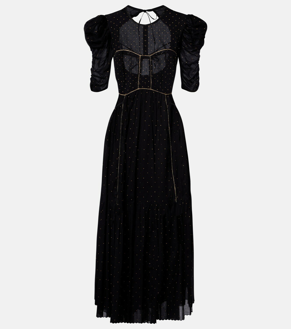 Marant Etoile Sichene polka-dot cotton midi dress