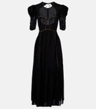 Marant Etoile Sichene polka-dot cotton midi dress
