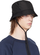 Norse Projects Black Chin Strap Bucket Hat