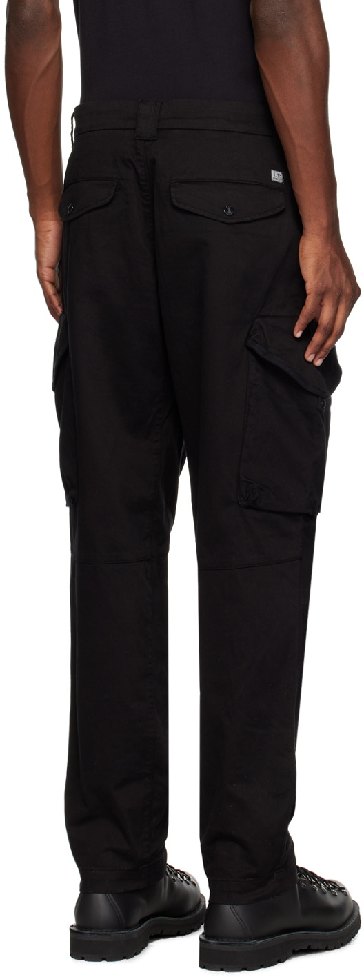 C.P. Company Black Loose-Fit Cargo Pants C.P. Company