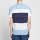 Noon Goons Men's Max Dyed This T-Shirt in Blue/White/Navy