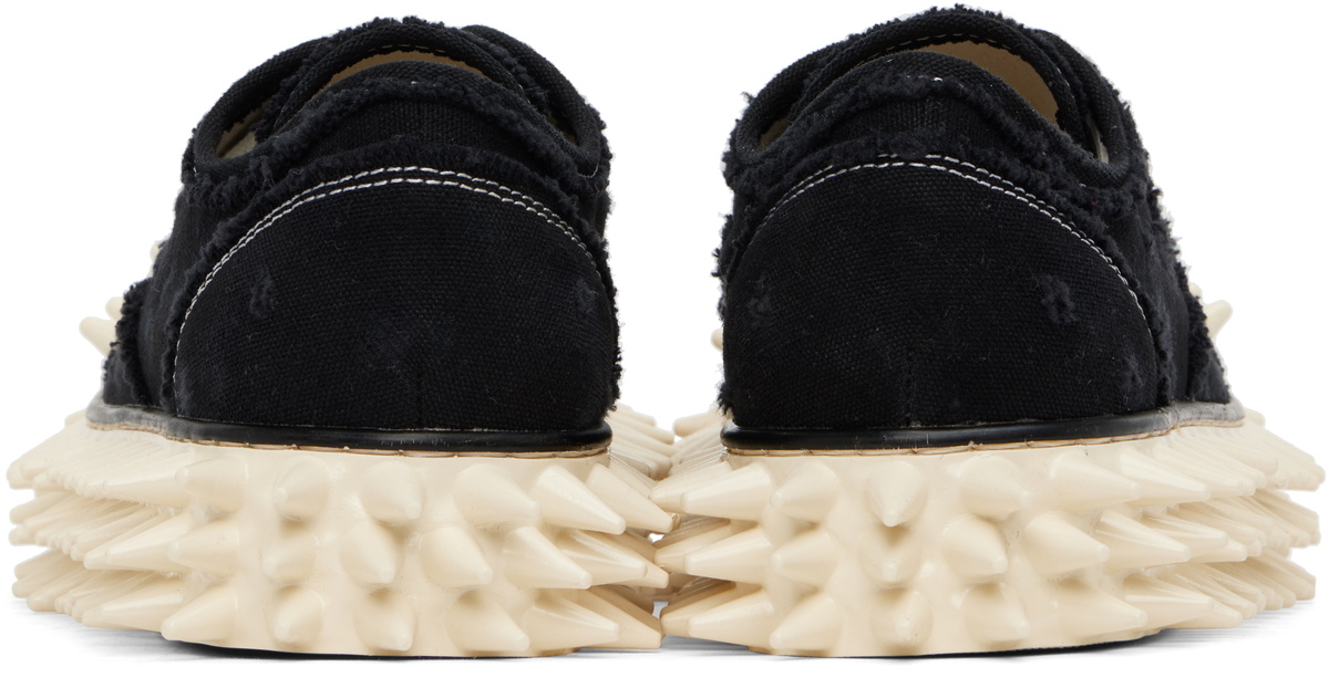 doublet Black Spiky Canvas Sneakers