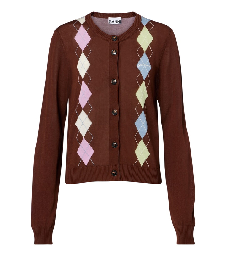 Photo: Ganni Argyle cotton cardigan