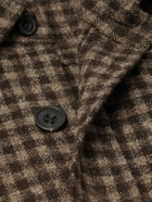 Rubinacci - Checked Wool Shirt - Brown
