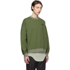 Unravel Green Oversized Motion Sweatshirt