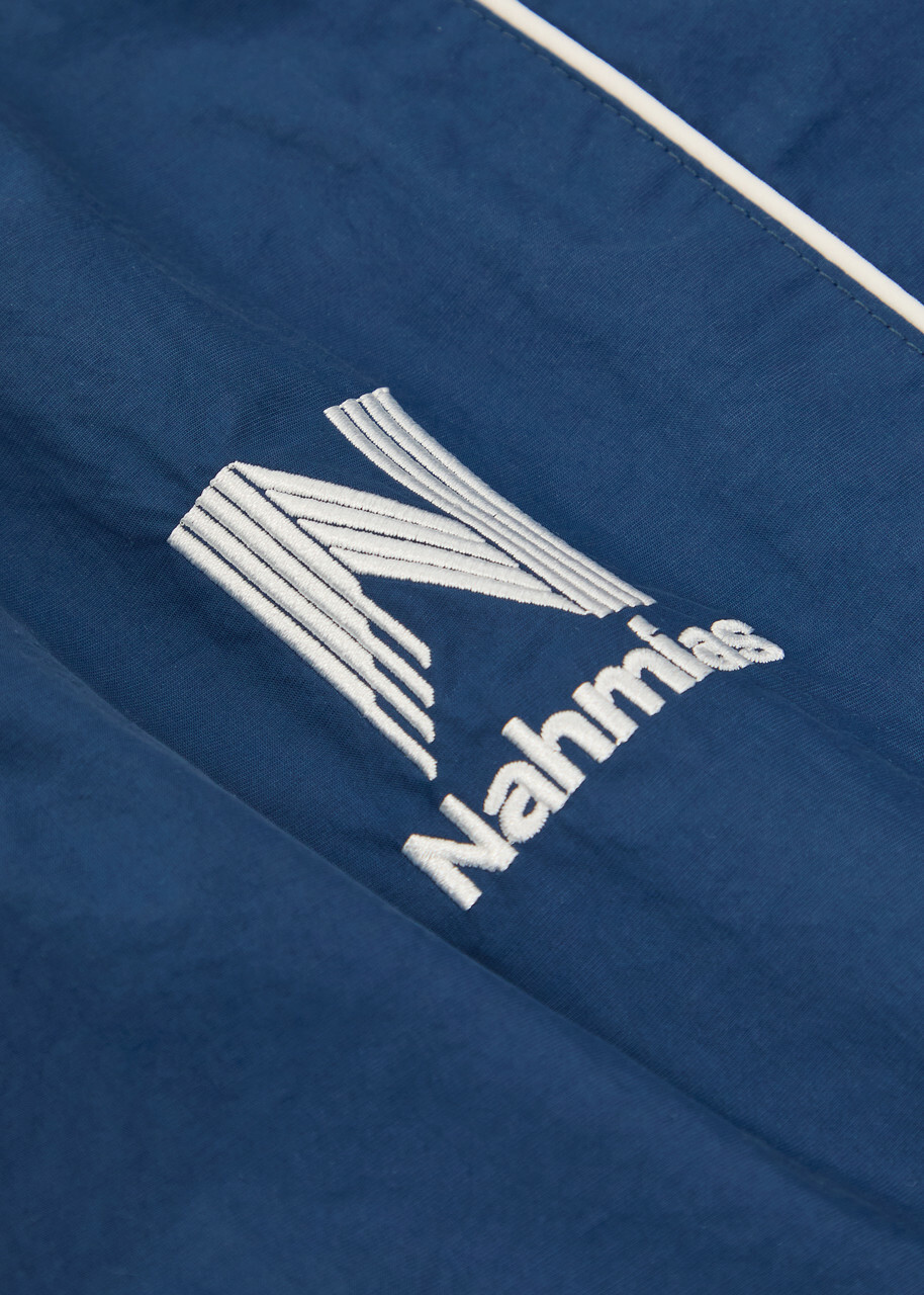 Nahmias Warm Up Panelled Shell Track Pants Blue