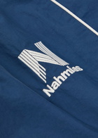 Nahmias Warm Up Panelled Shell Track Pants Blue