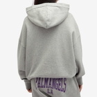 Palm Angels Women's College Classic Hoodie in Melange Grey/Violet
