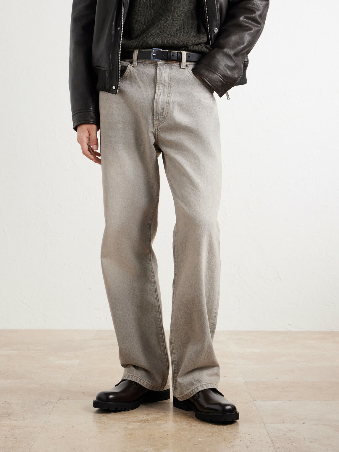 Mr P. - Leather Desert Boots - Brown
