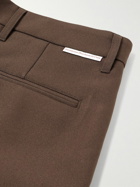 Stockholm Surfboard Club - Sune Wide-Leg Twill Trousers - Brown