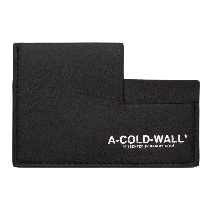 Photo: A-Cold-Wall* Black Leather Card Holder