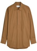 Armarium Candela Cotton-poplin Shirt Brown