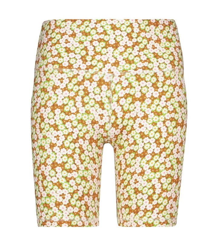 Photo: Tory Sport Floral high-rise biker shorts