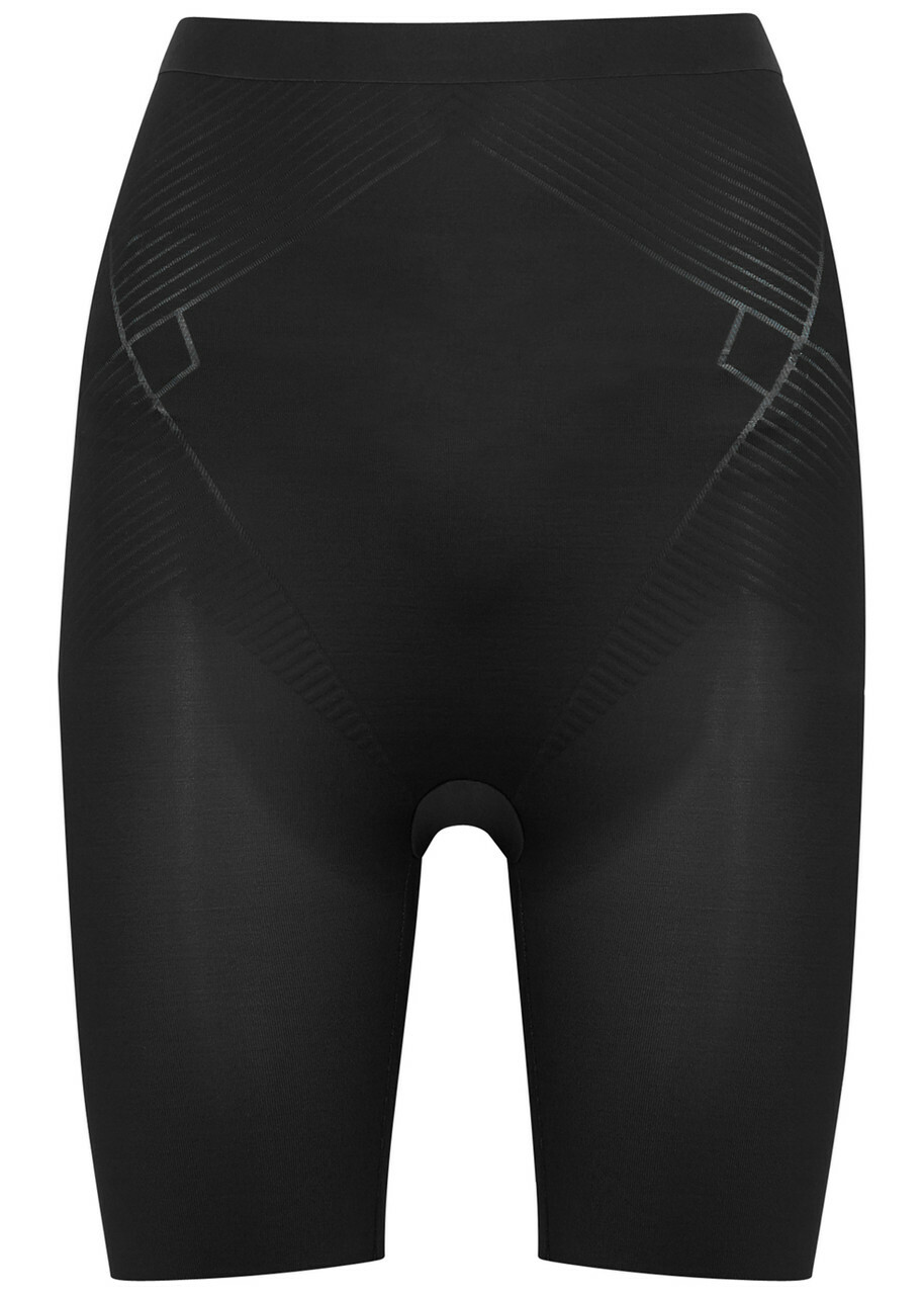 Spanx Thinstincts 2.0 High-Waist Mid-Thigh Shorts Black