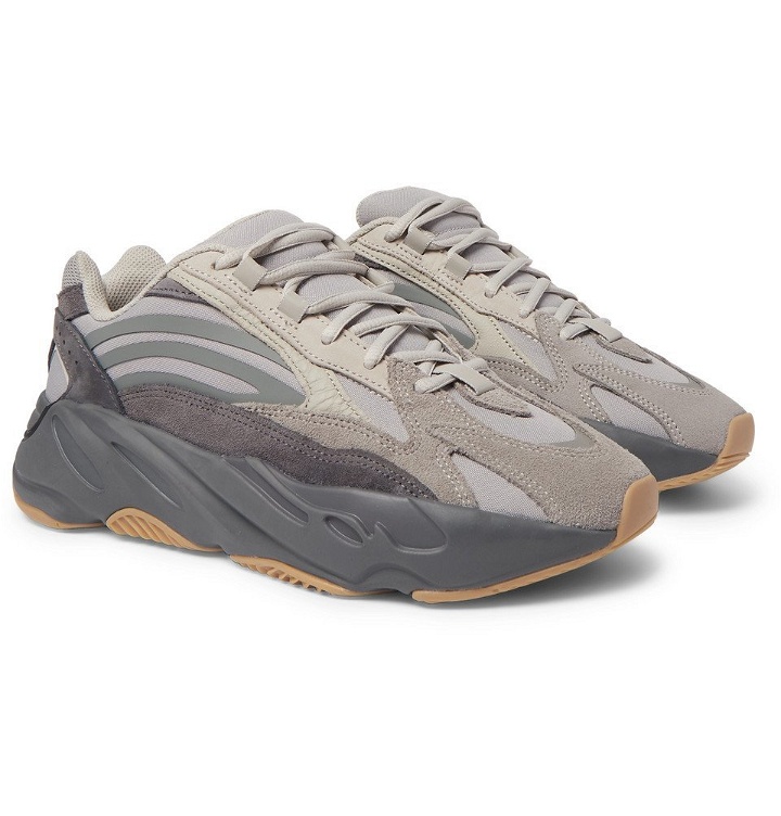 Photo: adidas Originals - Yeezy Boost 700 V2 Nubuck, Leather and Mesh Sneakers - Unknown