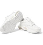 Valentino - Valentino Garavani Bounce Leather and Mesh Sneakers - Men - White