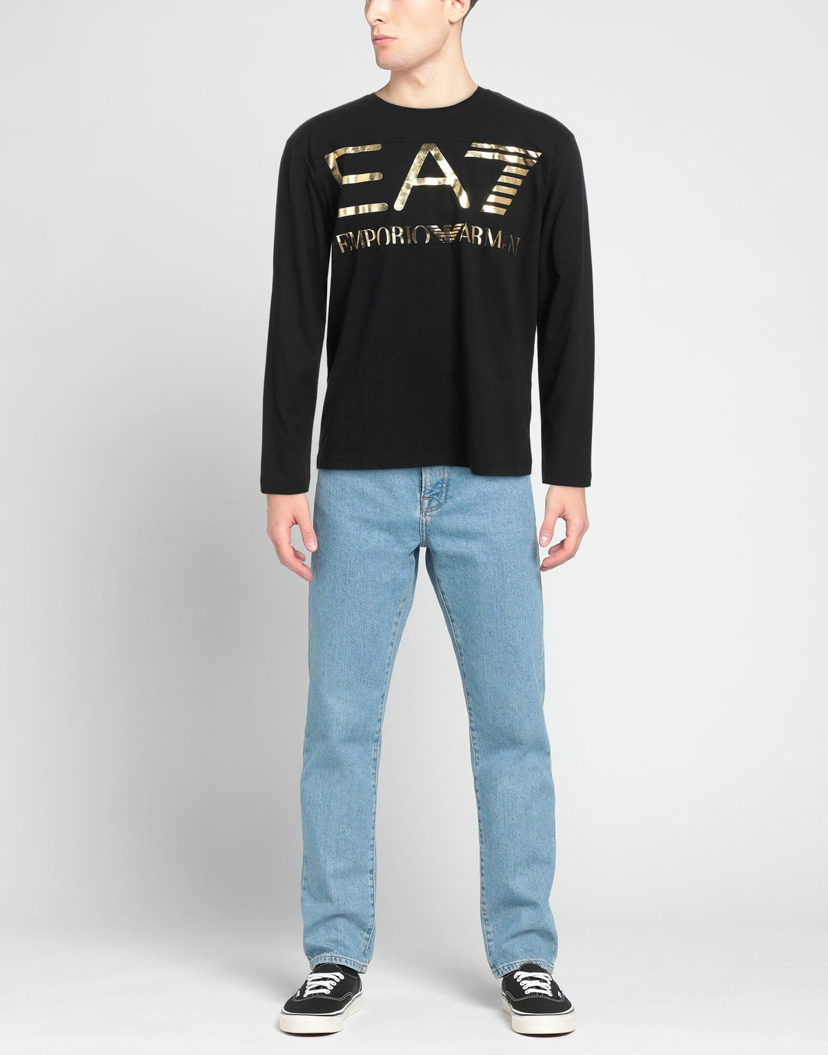 Ea7 Mens T-shirt in Black
