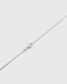 Le Gramme 2,5g Brushed And Polished Sterling Silver Round Pendant With A Chain Silver - Mens - Jewellery
