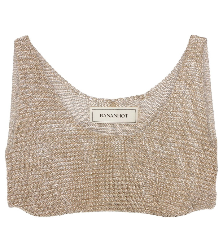 Photo: Bananhot Knitted lamé bra top