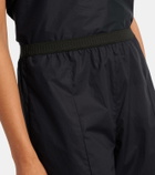 Plan C High-rise cotton straight pants