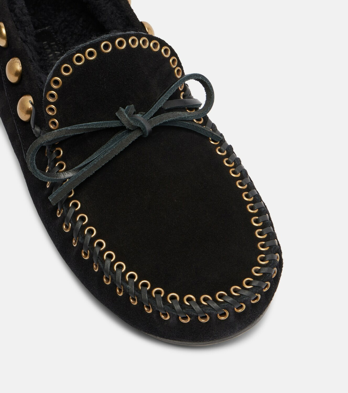 Isabel Marant Fitza studded suede loafers
