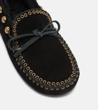 Isabel Marant Fitza studded suede loafers