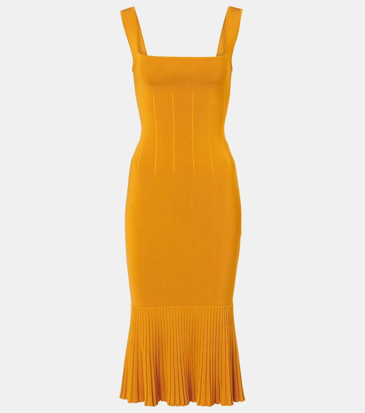 Galvan Atalanta knitted midi dress