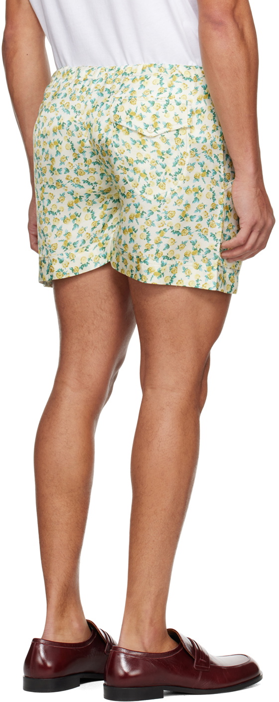 Cormio Yellow Floral Shorts