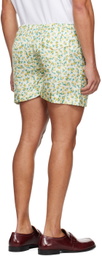 Cormio Yellow Floral Shorts