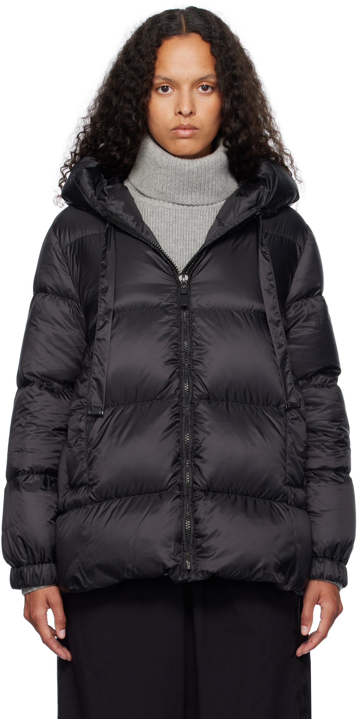 Max Mara Black Seia Down Jacket Max Mara
