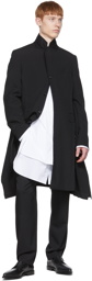 Comme des Garçons Homme Plus Black Wool Coat