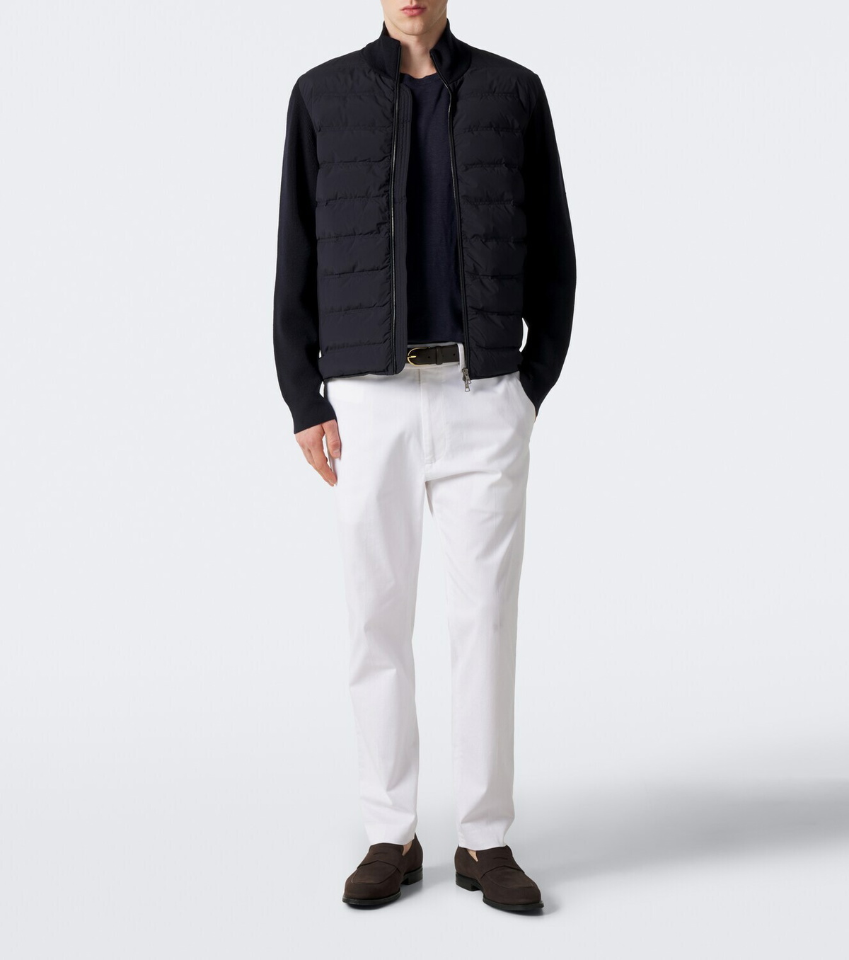 Orlebar Brown Terrence III down-paneled wool cardigan