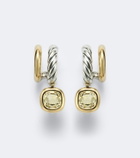 David Yurman DY Mercer® 18kt gold and sterling silver drop earrings with citrines