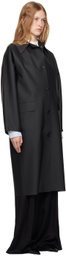 KASSL Editions Black Original Below Rubber Coat