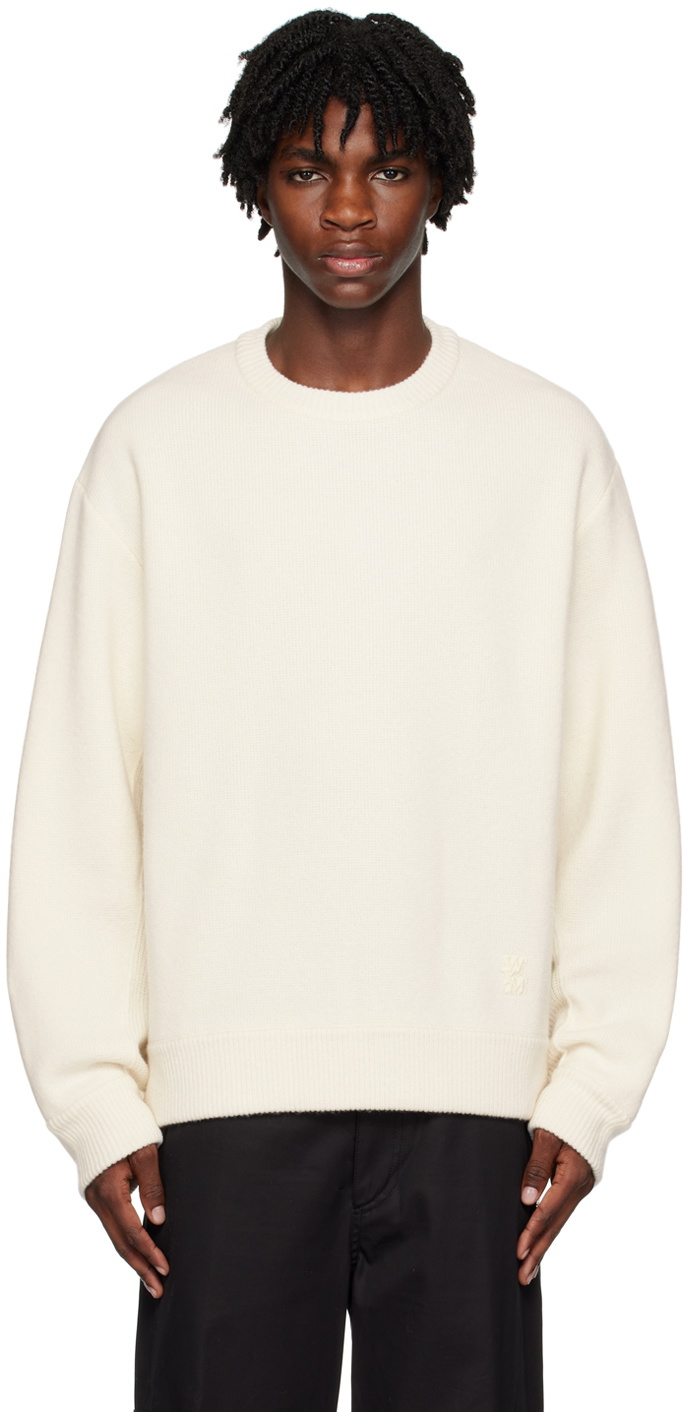 Wooyoungmi Off-White Crewneck Sweater Wooyoungmi