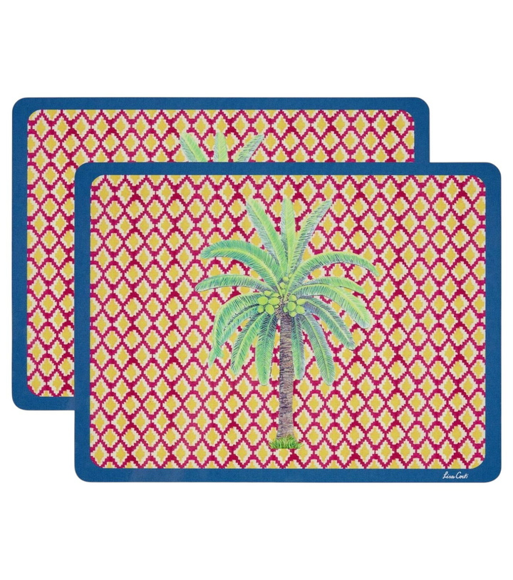Photo: Lisa Corti Hima Palma Yellow set of 2 placemats