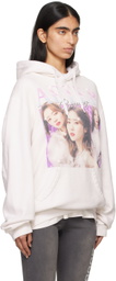 doublet White Before After Idol Hoodie