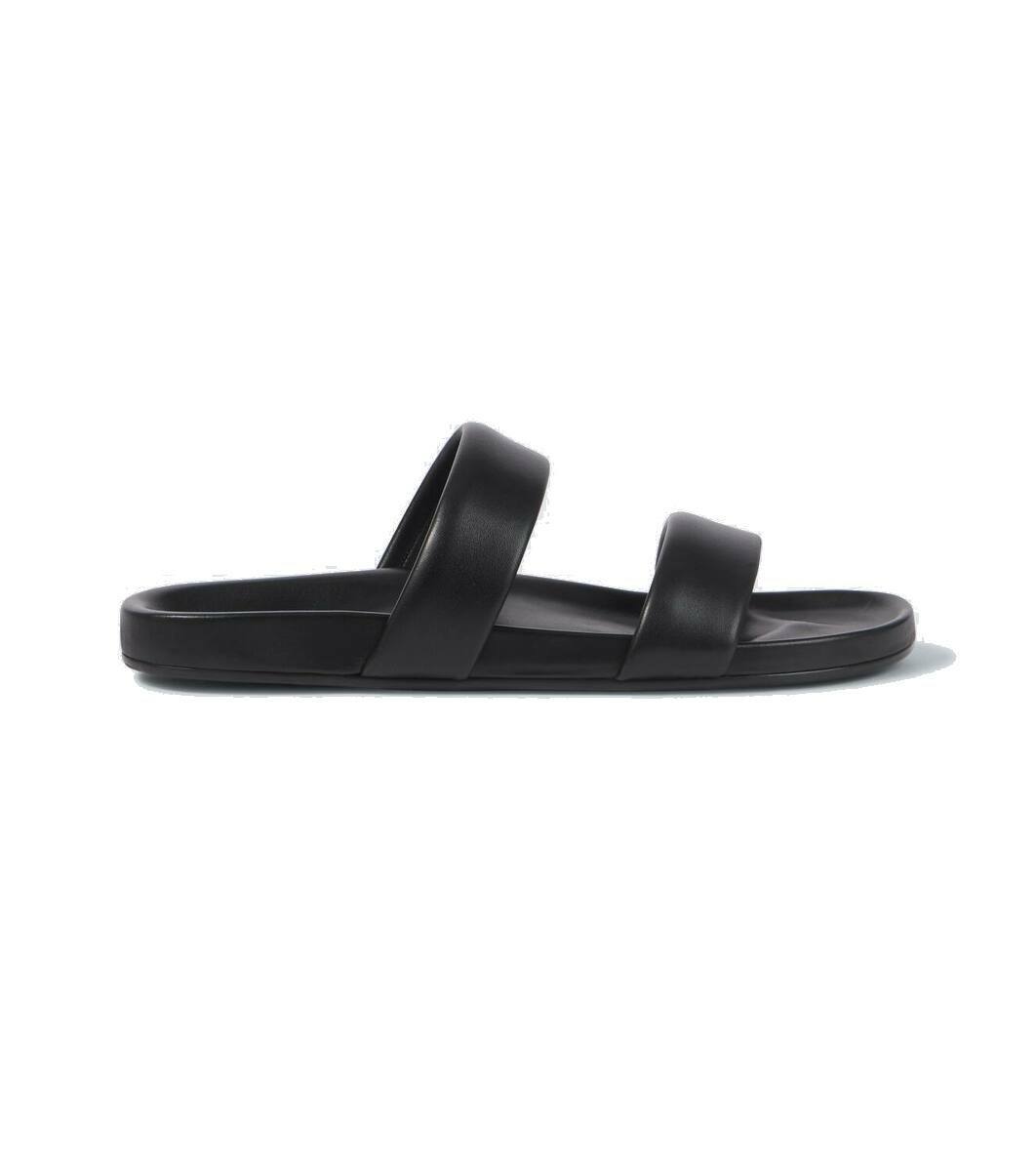 サンローラン ラムレザーNicholsサンダル ブラック Saint Laurent Nichols サンダル | ブラック | FARFETCH JP