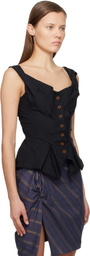 Vivienne Westwood Black Monday Vest Top