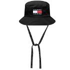 Tommy Jeans Men's TJ Heritage Stadium Bucket Hat in Black