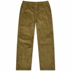 Maharishi Men's Cord Original Snowpants in Olive