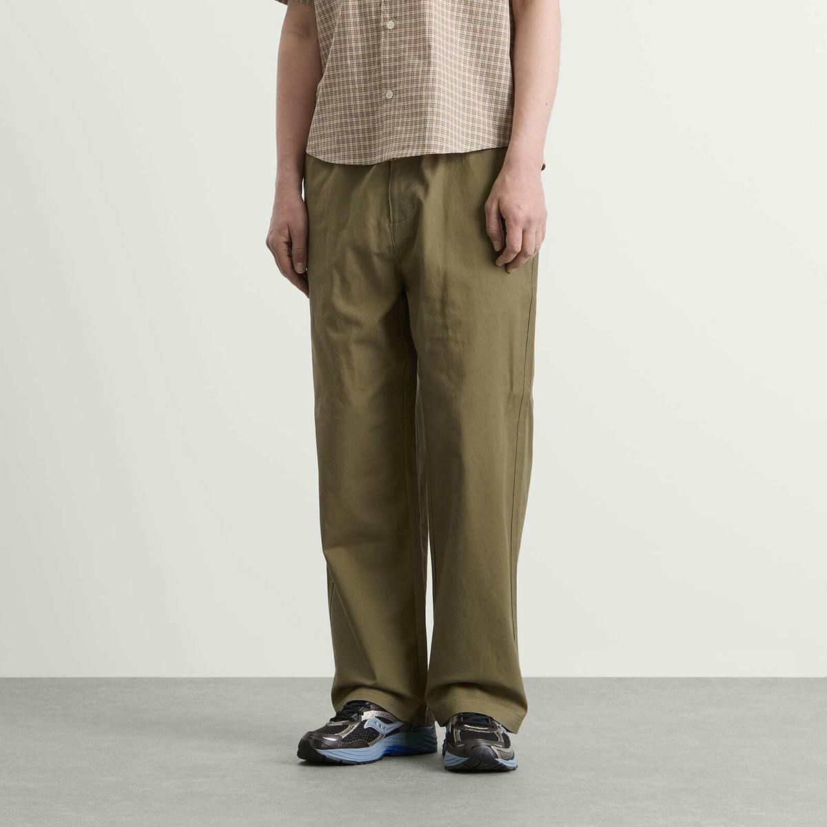 Butter Goods Men's Wide Leg Trousers in Fatigue