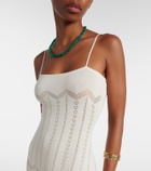 Faithfull Irene pointelle cotton-blend maxi dress