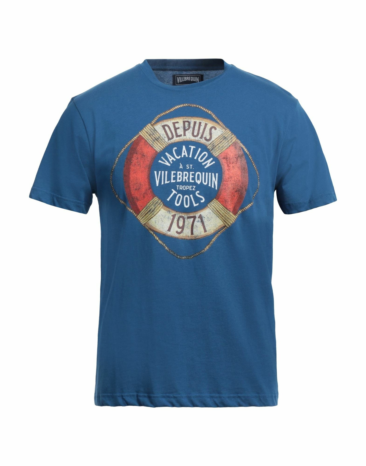 Vilebrequin Mens T-shirt Bright in Blue
