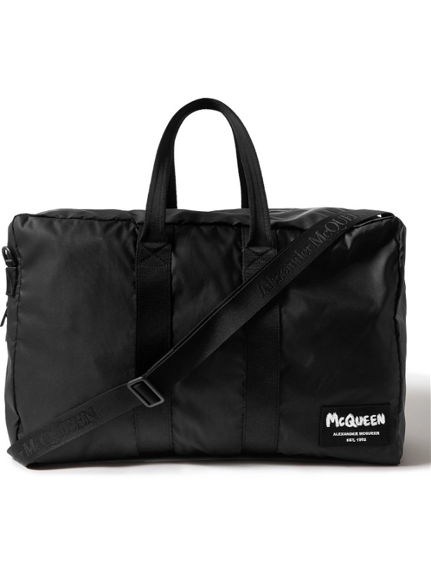 Photo: ALEXANDER MCQUEEN - Logo-Appliquéd Nylon Duffle Bag