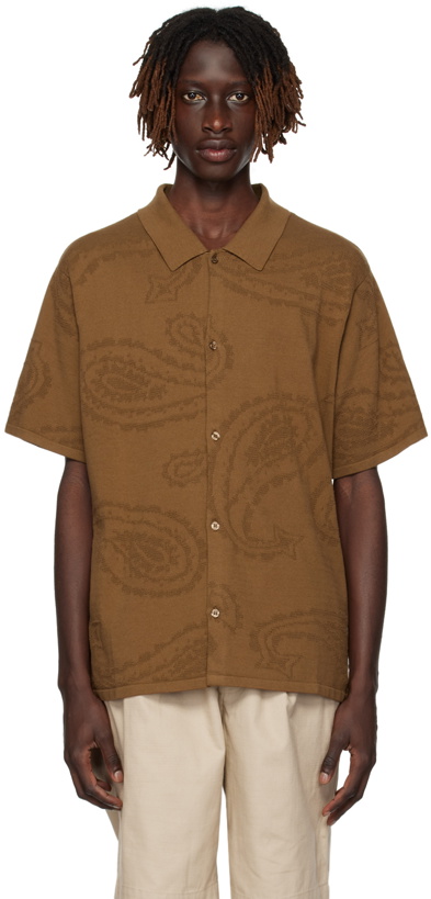 Photo: Saturdays NYC Brown Kenneth Shirt